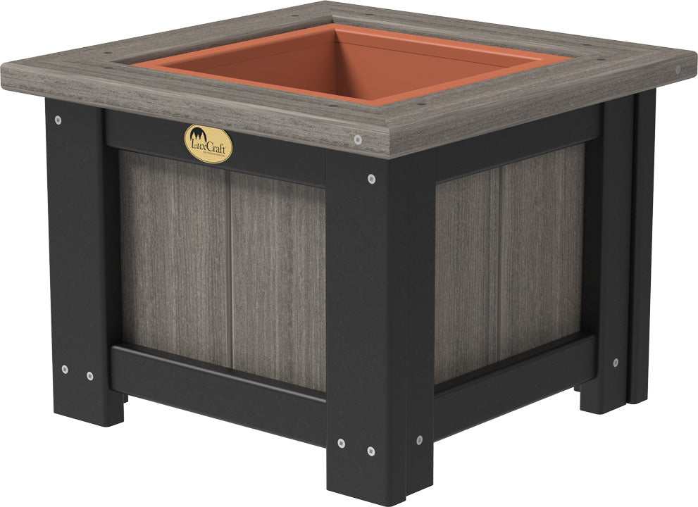 LCP15SPCGB-LuxCraft-15" Square Planter-Pangaea Patio