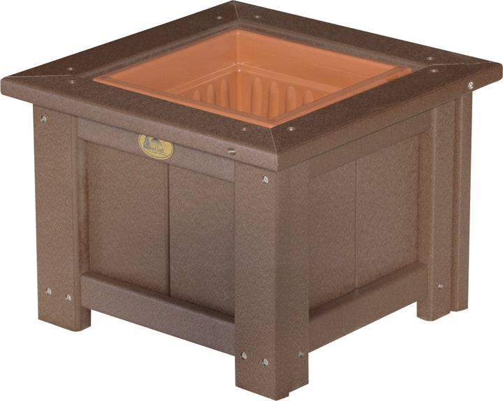 LCP15SPCBR-LuxCraft-15" Square Planter-Pangaea Patio