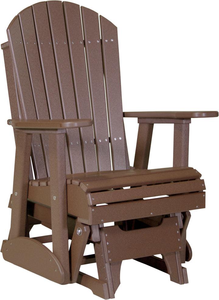 LC2APGCBR-LuxCraft-2' Adirondack Glider-Pangaea Patio