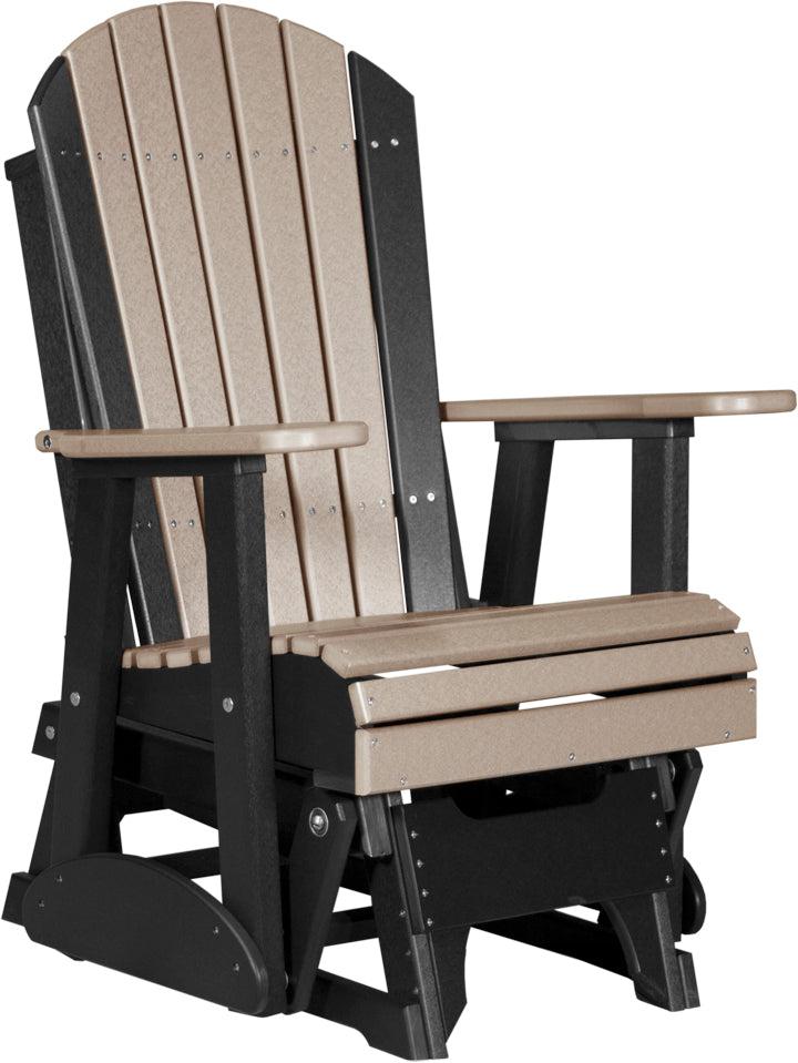 LC2APGWWB-LuxCraft-2' Adirondack Glider-Pangaea Patio