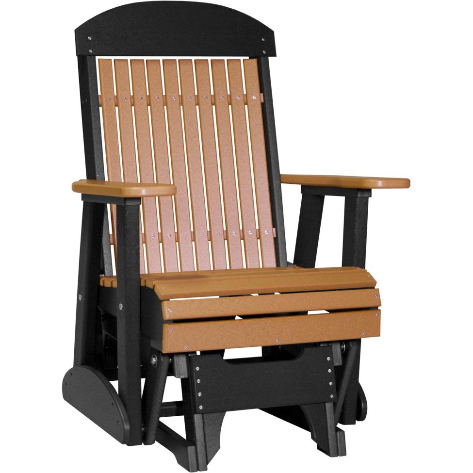 LC2CPGCB-LuxCraft-2' Classic Glider-Cedar Black-Pangaea Patio