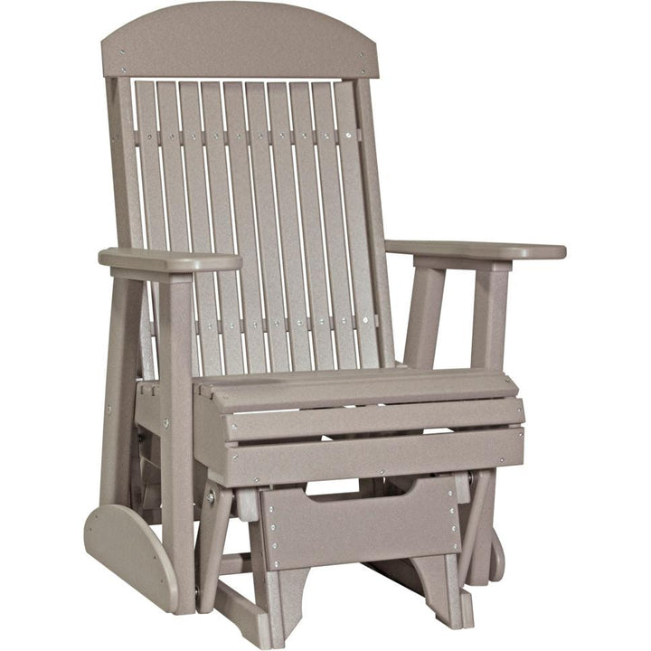 LC2CPGWW-LuxCraft-2' Classic Glider-Weatherwood-Pangaea Patio