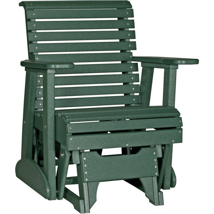 LC2PPGG-LuxCraft-2' Plain Glider-Green-Pangaea Patio