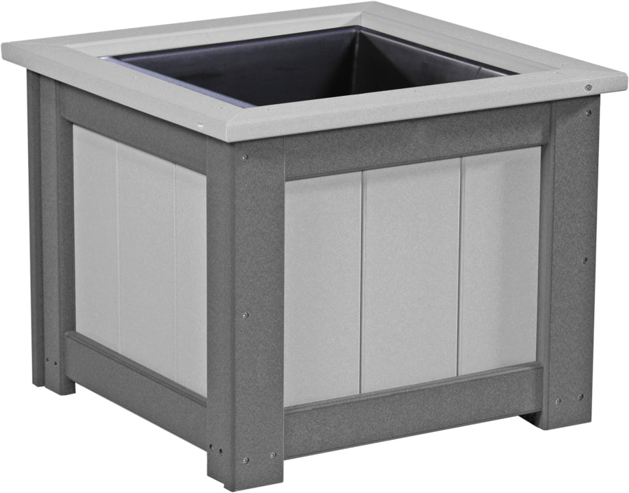 LCP24SPDGS-LuxCraft-24" Square Planter-Pangaea Patio