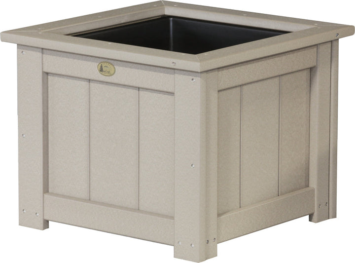 LCP24SPWW-LuxCraft-24" Square Planter-Pangaea Patio