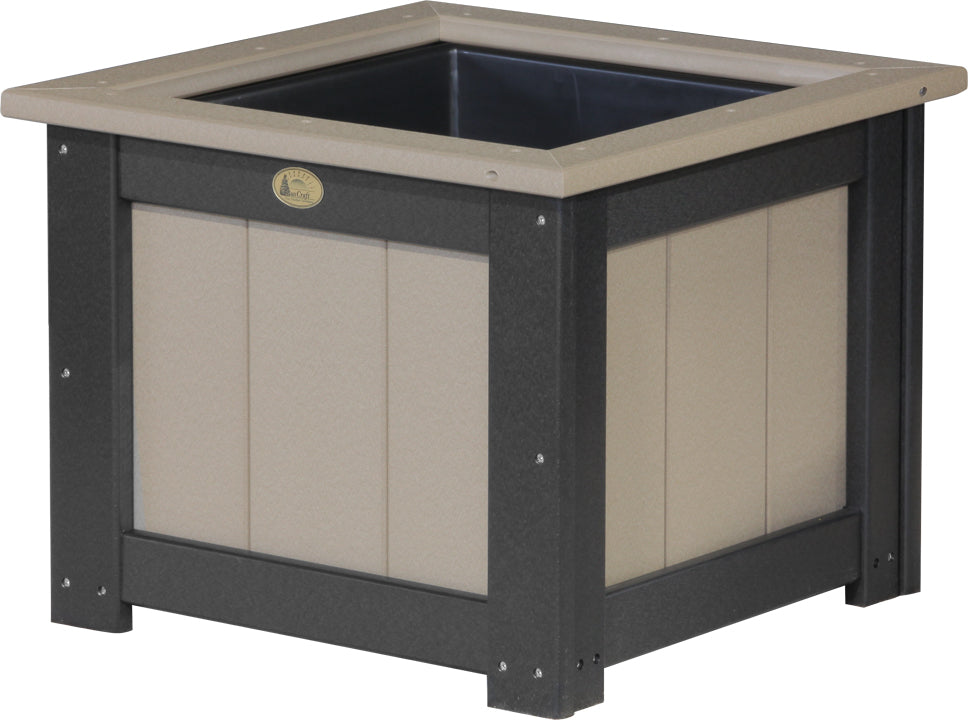 LCP24SPWWB-LuxCraft-24" Square Planter-Pangaea Patio