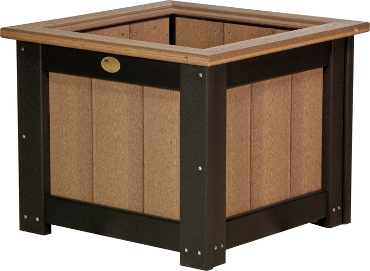 LCP24SPAMB-LuxCraft-24" Square Planter-Pangaea Patio