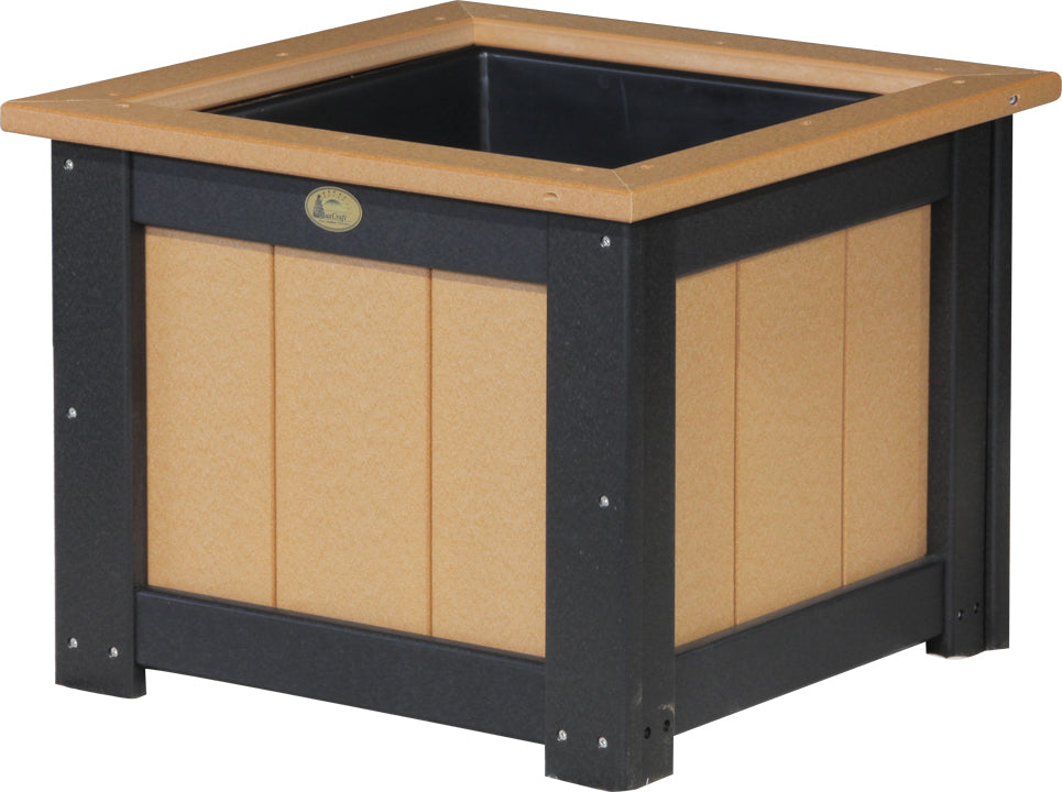 LCP24SPCB-LuxCraft-24" Square Planter-Pangaea Patio