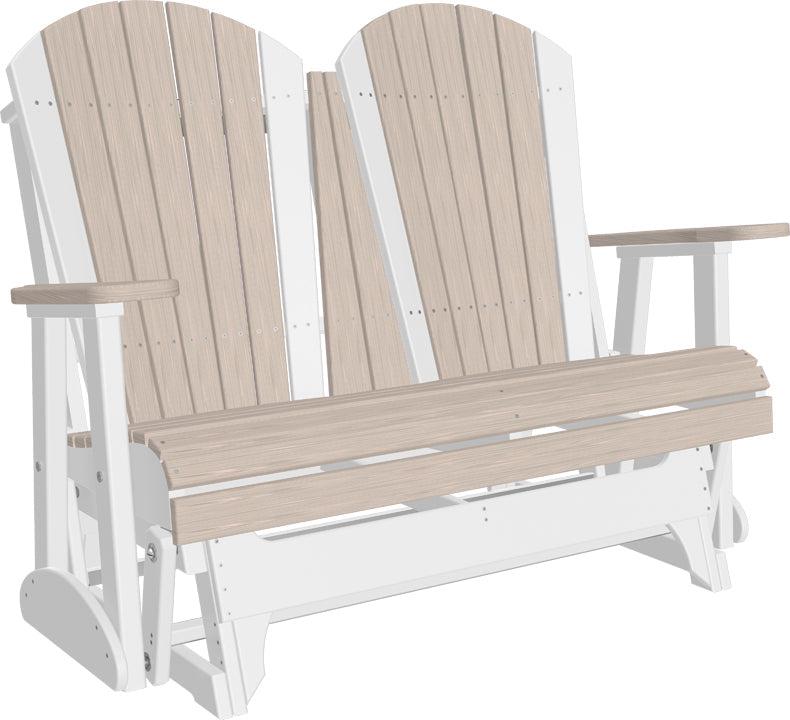 LC4APGBIW-LuxCraft-4' Adirondack Glider-Pangaea Patio