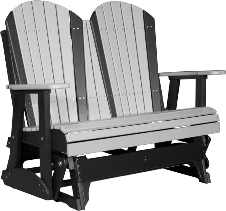 LC4APGDGB-LuxCraft-4' Adirondack Glider-Pangaea Patio