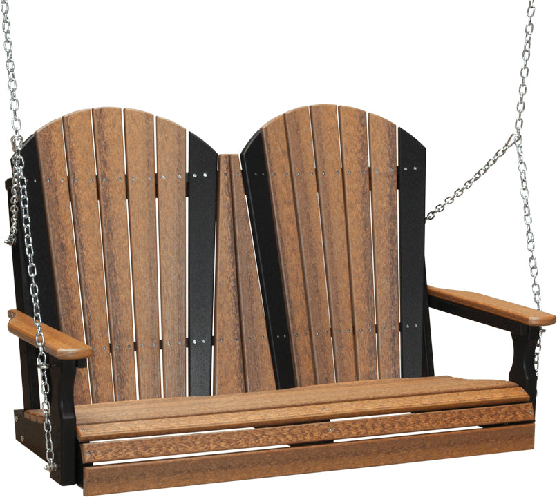 LC4APSAMB-LuxCraft-4' Adirondack Swing-Pangaea Patio