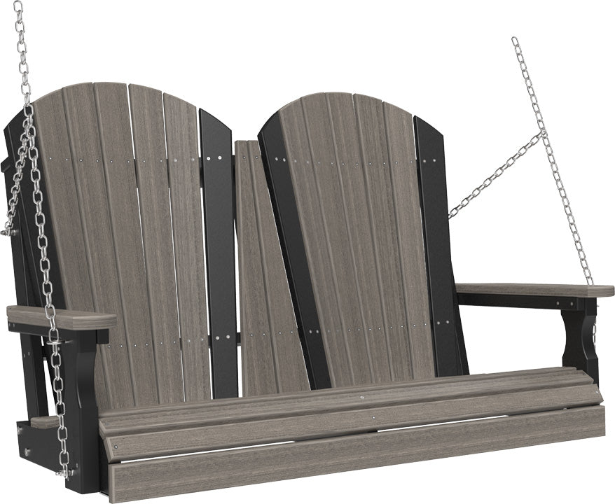 LC4APSCGB-LuxCraft-4' Adirondack Swing-Pangaea Patio