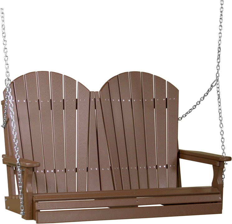 LC4APSCBR-LuxCraft-4' Adirondack Swing-Pangaea Patio