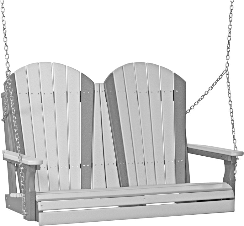 LC4APSDGS-LuxCraft-4' Adirondack Swing-Pangaea Patio