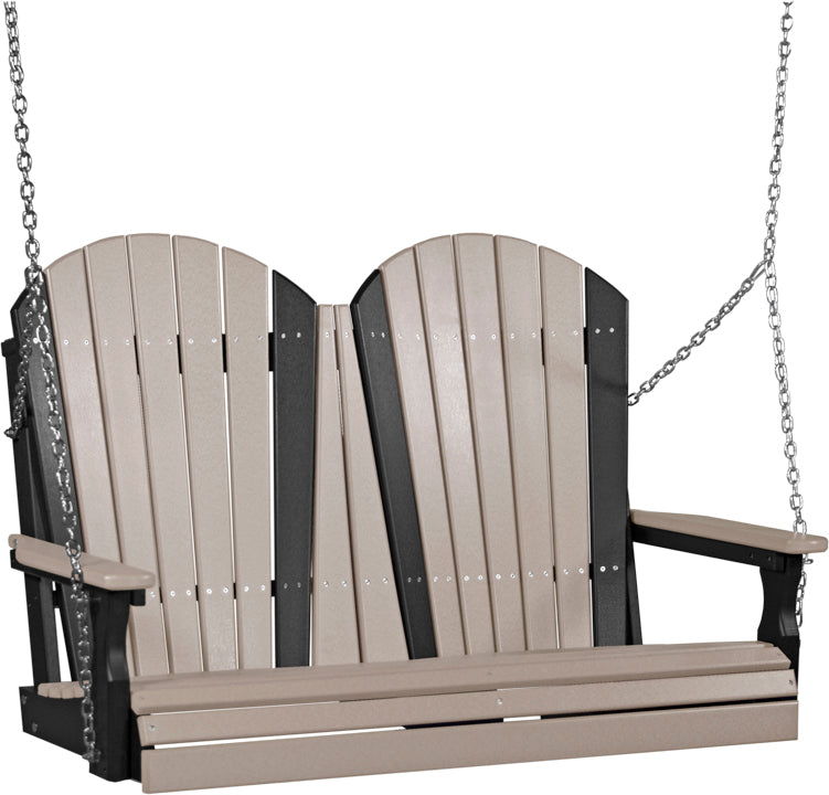 LC4APSWWB-LuxCraft-4' Adirondack Swing-Pangaea Patio