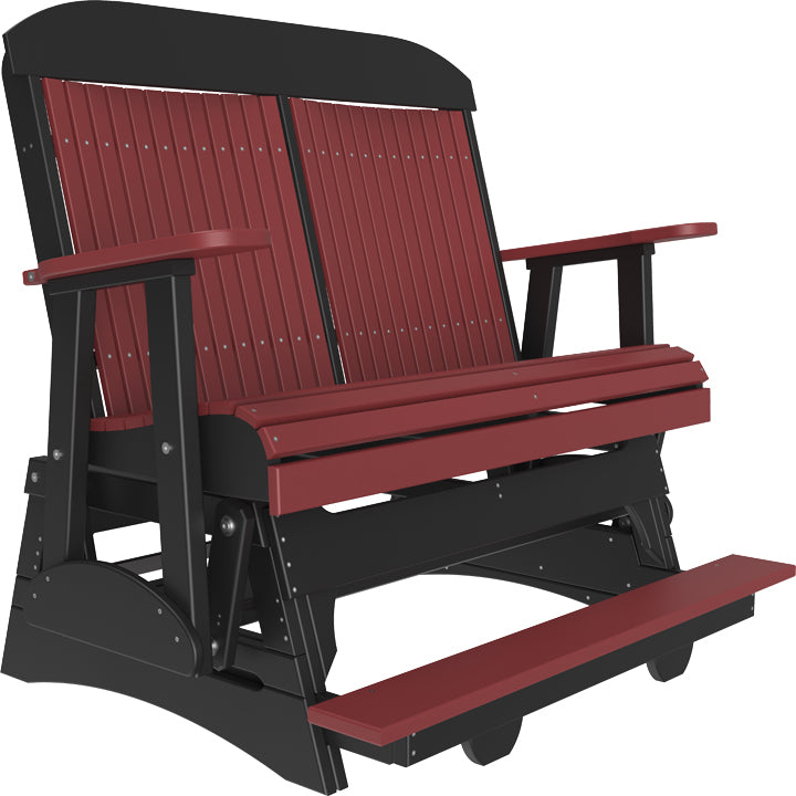 LC4CPBAGCHB-LuxCraft-4' Classic Balcony Glider-Cherrywood Black-Pangaea Patio