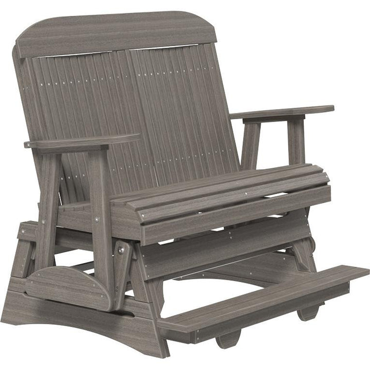 LC4CPBAGCG-LuxCraft-4' Classic Balcony Glider-Brazilian Walnut Black-Pangaea Patio