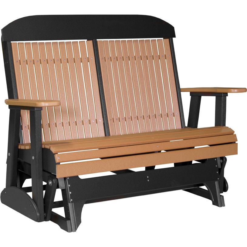 LC4CPGCB-LuxCraft-4' Classic Glider-Cedar Black-Pangaea Patio