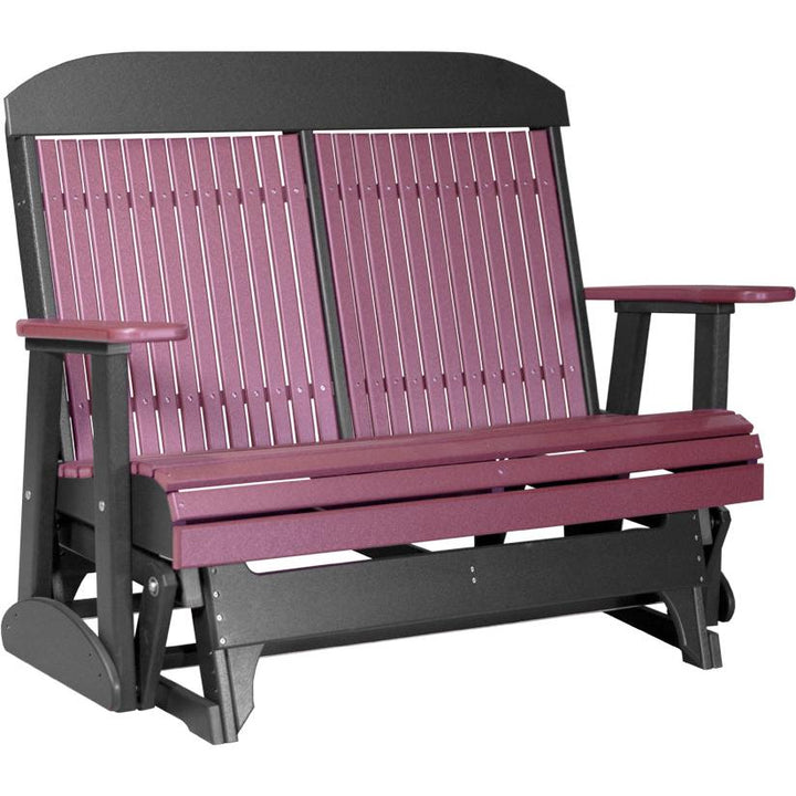 LC4CPGCHB-LuxCraft-4' Classic Glider-Cherrywood Black-Pangaea Patio