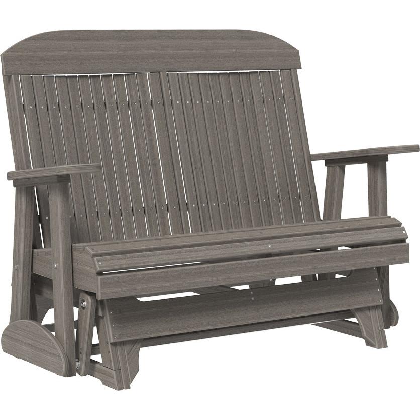 LC4CPGCG-LuxCraft-4' Classic Glider-Coastal Gray-Pangaea Patio