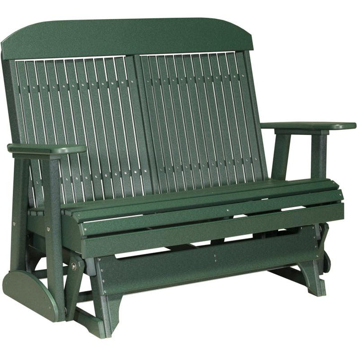 LC4CPGG-LuxCraft-4' Classic Glider-Green-Pangaea Patio