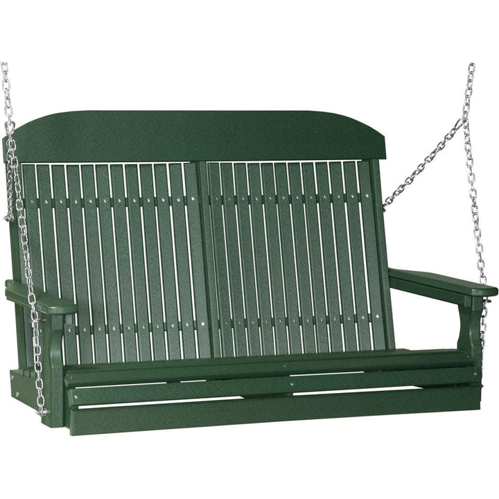 LC4CPSG-LuxCraft-4' Classic Swing-Green-Pangaea Patio