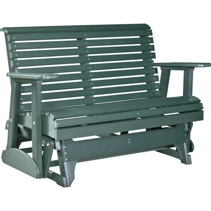 LC4PPGG-LuxCraft-4' Plain Glider-Green-Pangaea Patio