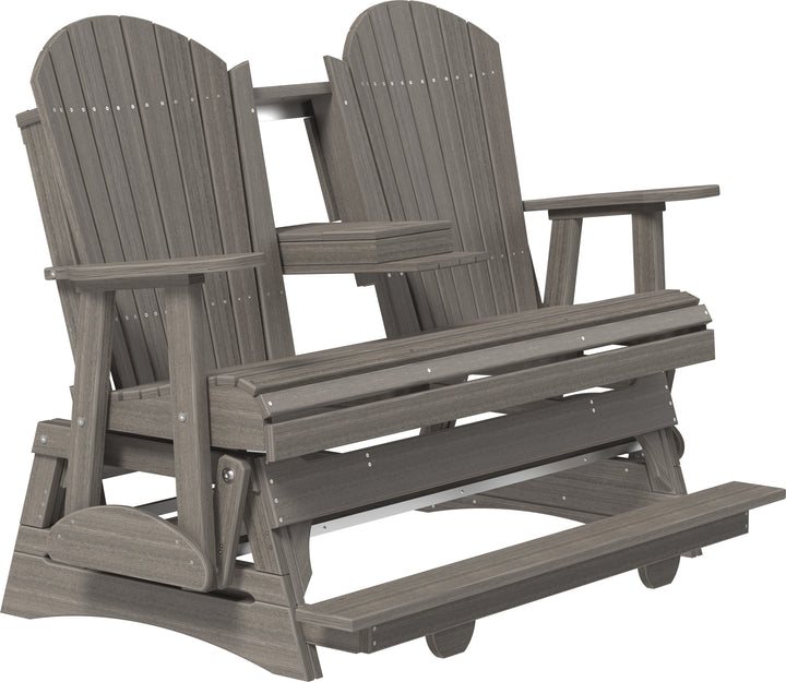 LC5APBAGCG-LuxCraft-5' Adirondack Balcony Glider-Pangaea Patio