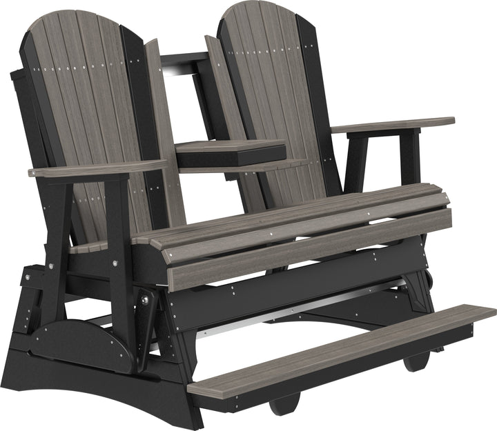 LC5APBAGCGB-LuxCraft-5' Adirondack Balcony Glider-Pangaea Patio