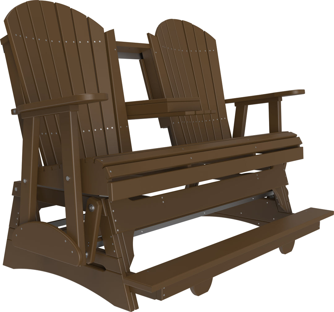 LC5APBAGCBR-LuxCraft-5' Adirondack Balcony Glider-Pangaea Patio