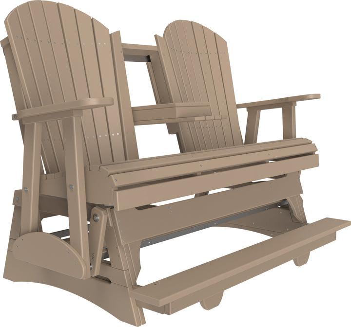 LC5APBAGWW-LuxCraft-5' Adirondack Balcony Glider-Pangaea Patio