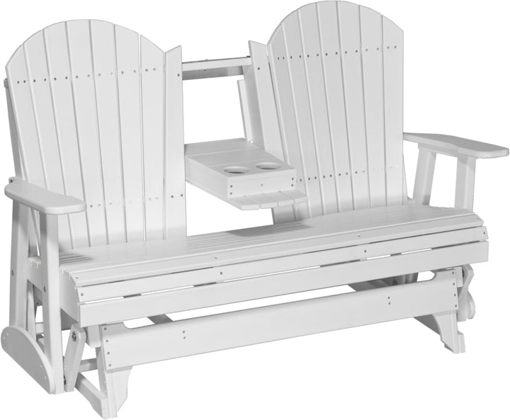 LC5APGW-LuxCraft-5' Adirondack Glider-Pangaea Patio