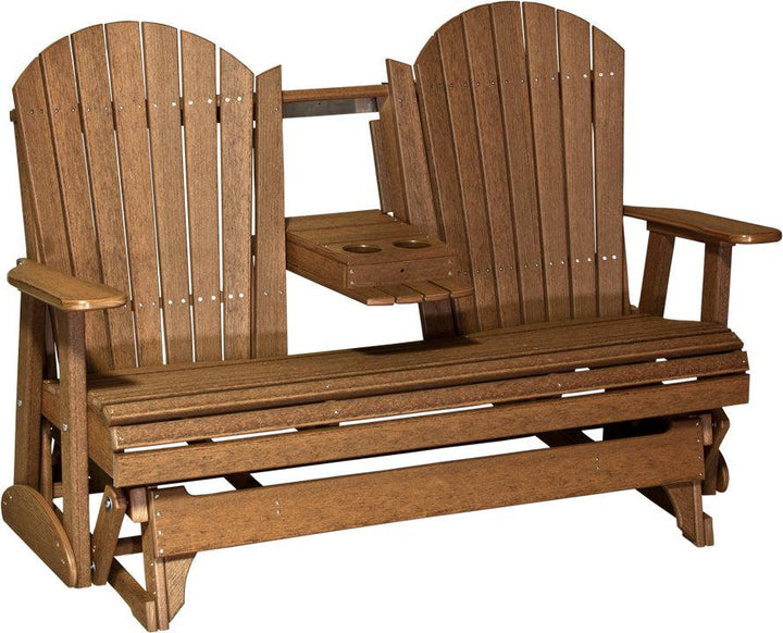 LC5APGAM-LuxCraft-5' Adirondack Glider-Pangaea Patio