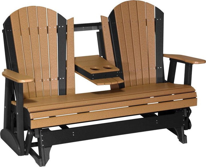 LC5APGCB-LuxCraft-5' Adirondack Glider-Pangaea Patio