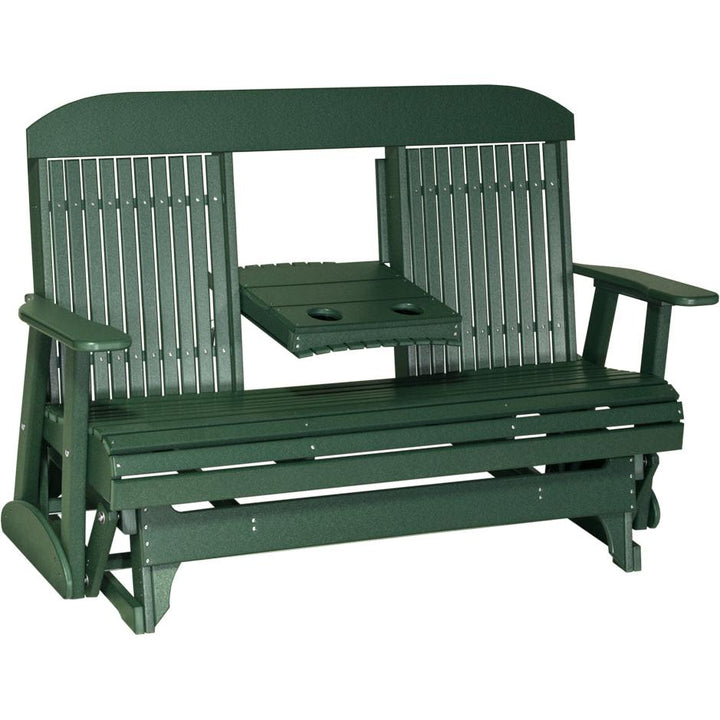 LC5CPGG-LuxCraft-5' Classic Glider-Green-Pangaea Patio