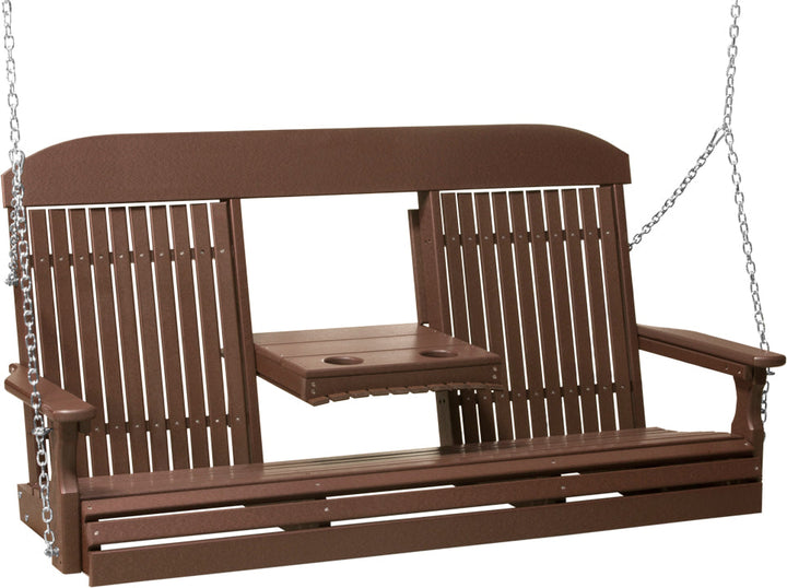 LC5CPSCBR-LuxCraft-5' Classic Swing-Pangaea Patio