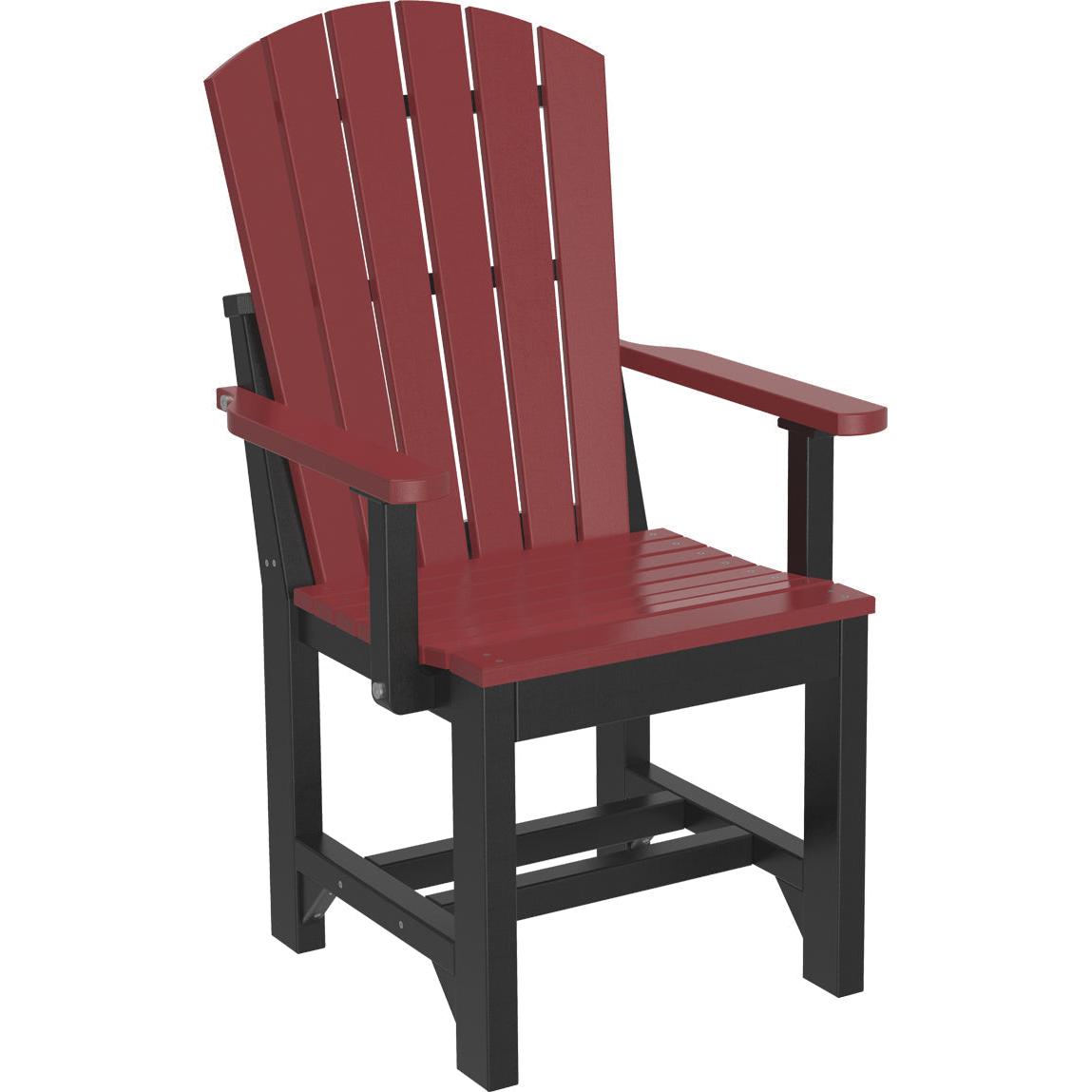 LCAACCAM-LuxCraft-Adirondack Arm Chair-Counter-Antique Mahogany-Pangaea Patio