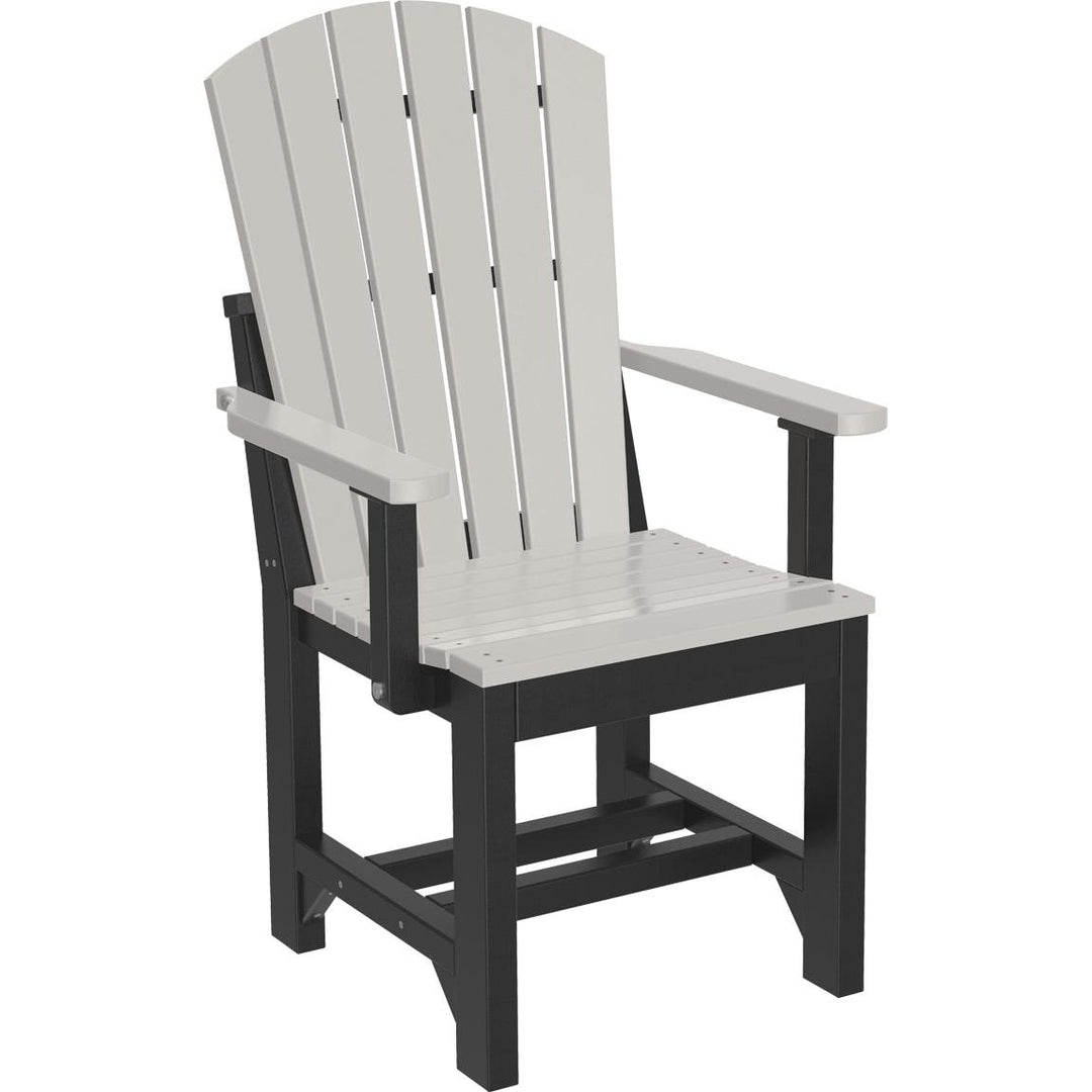 LCAACBAMB-LuxCraft-Adirondack Arm Chair-Bar-Antique Mahogany Black-Pangaea Patio