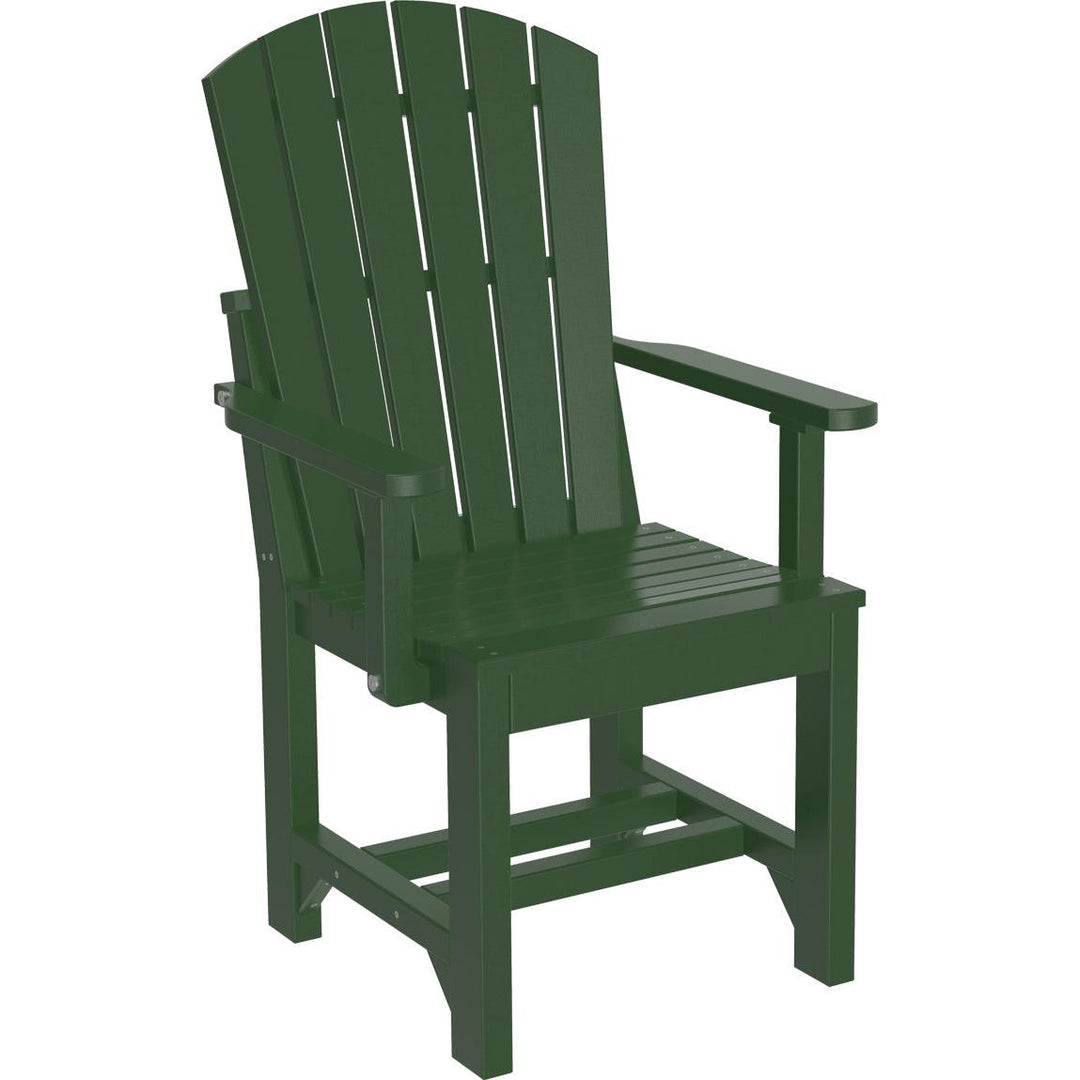 LCAACDCB-LuxCraft-Adirondack Arm Chair-Dining-Cedar Black-Pangaea Patio