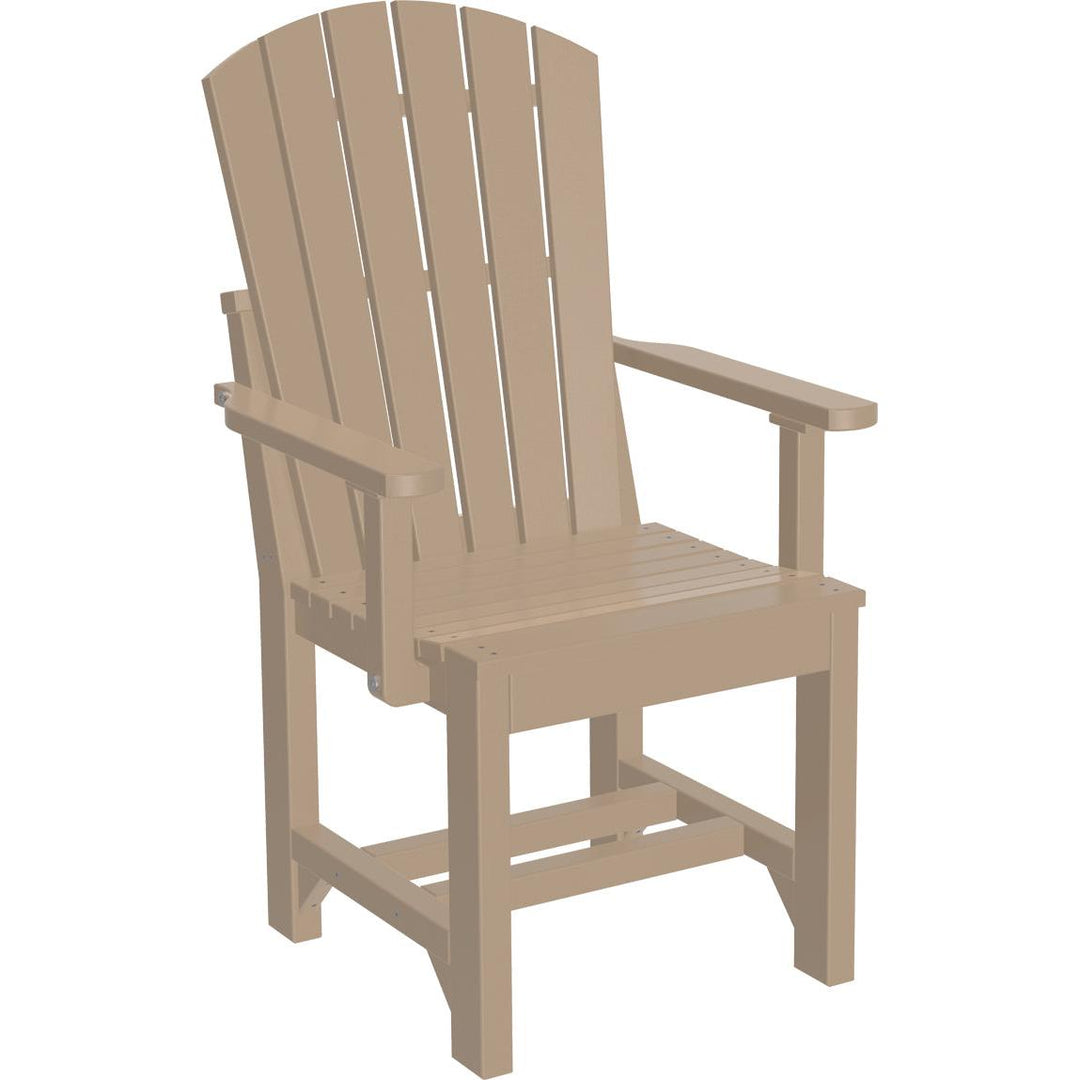 LCAACDCBR-LuxCraft-Adirondack Arm Chair-Dining-Chestnut Brown-Pangaea Patio