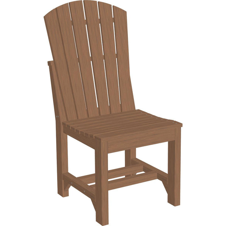 LCASCDG-LuxCraft-Adirondack Side Chair-Dining-Green-Pangaea Patio