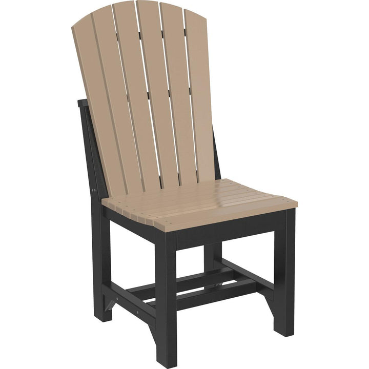 LCASCDCHB-LuxCraft-Adirondack Side Chair-Dining-Cherrywood Black-Pangaea Patio
