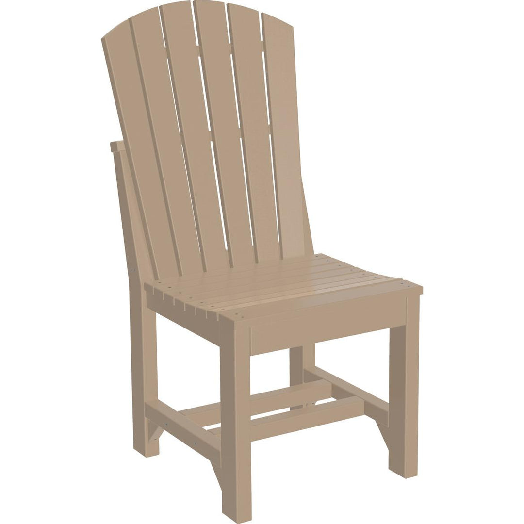 LCASCDCBR-LuxCraft-Adirondack Side Chair-Dining-Chestnut Brown-Pangaea Patio