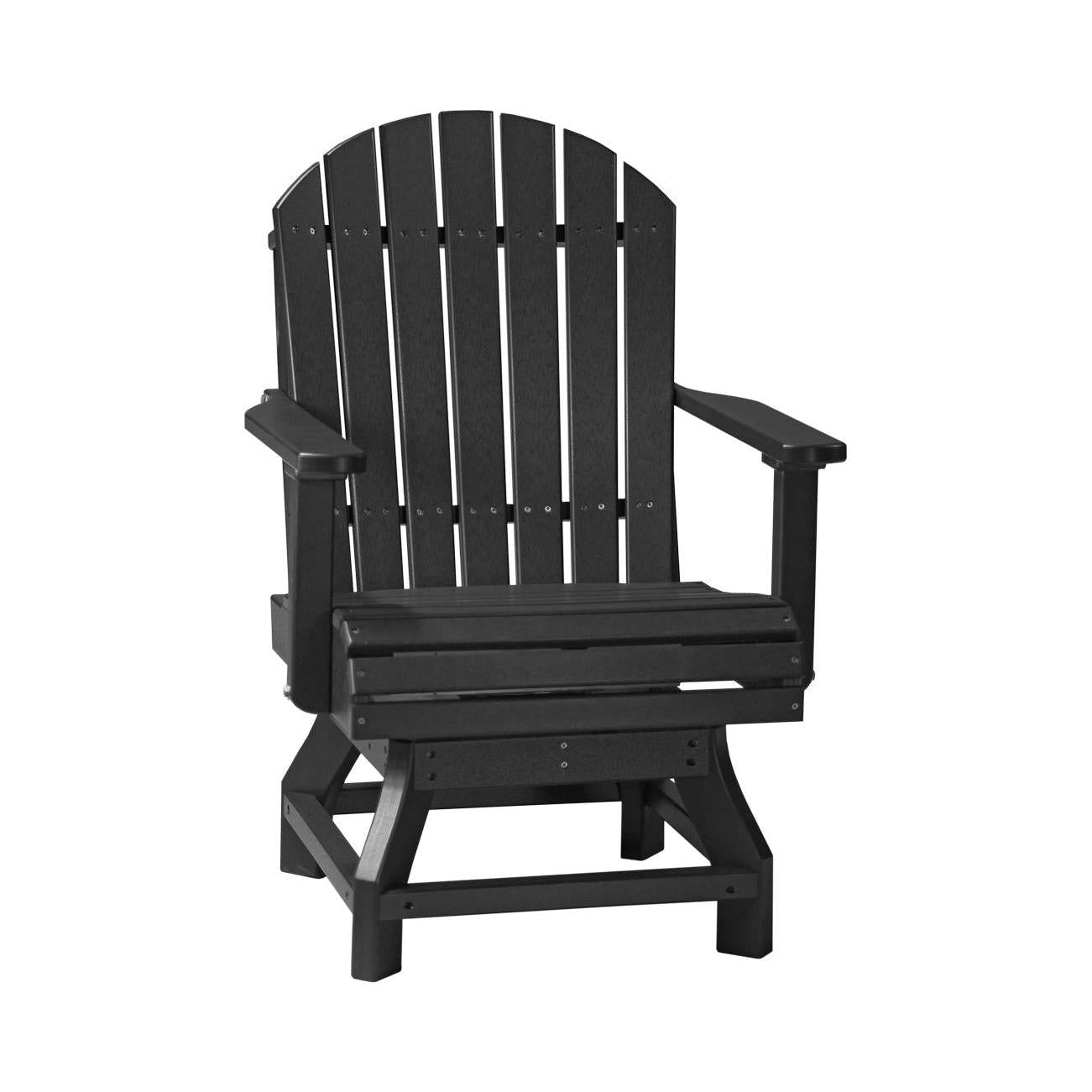 -LuxCraft-Adirondack Swivel Chair-Pangaea Patio