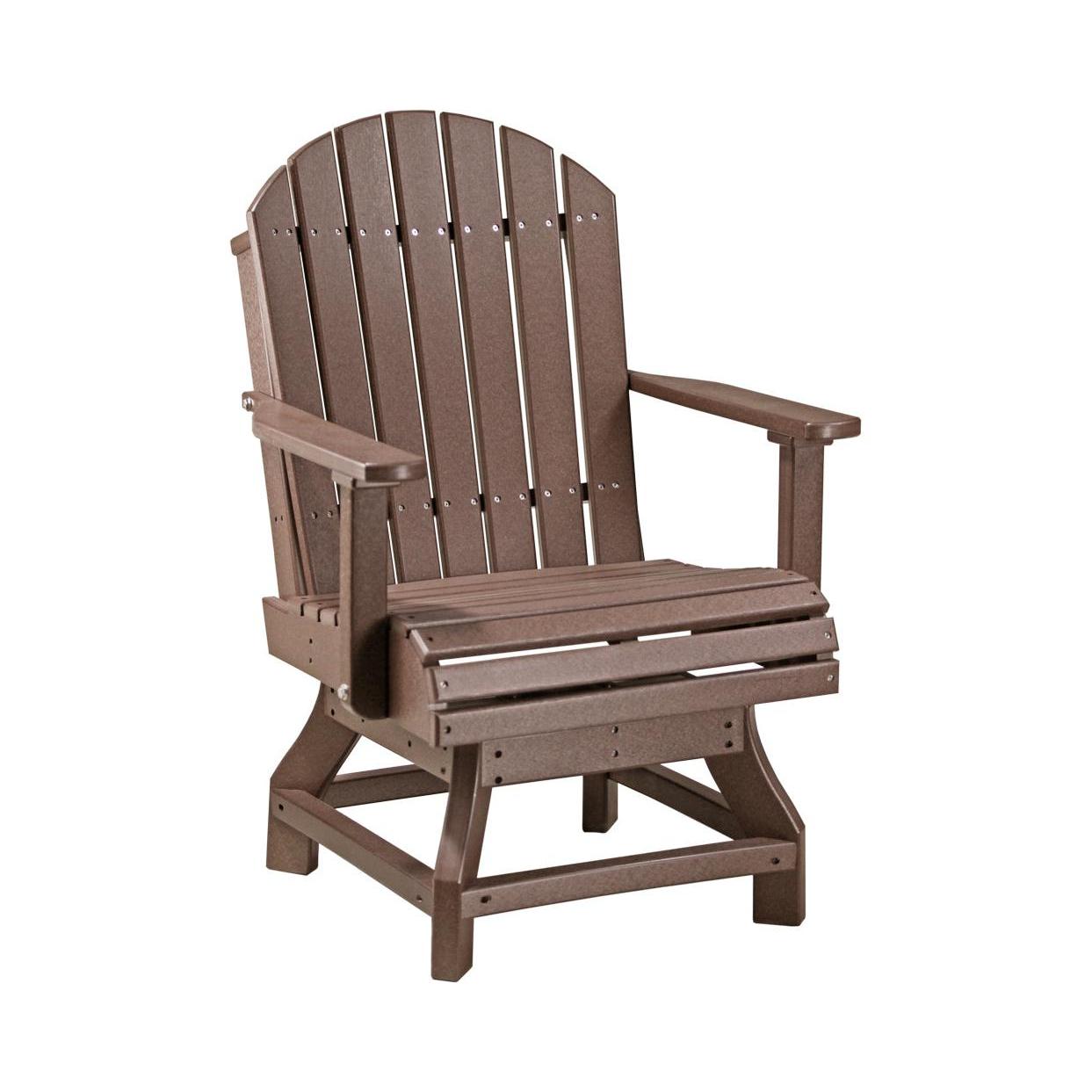 -LuxCraft-Adirondack Swivel Chair-Pangaea Patio