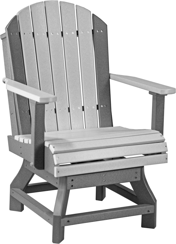 LCPASCDDGS-LuxCraft-Adirondack Swivel Chair-Pangaea Patio