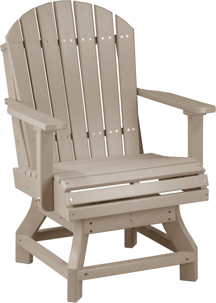 LCPASCDWW-LuxCraft-Adirondack Swivel Chair-Pangaea Patio