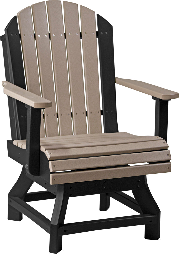 LCPASCDWWB-LuxCraft-Adirondack Swivel Chair-Pangaea Patio