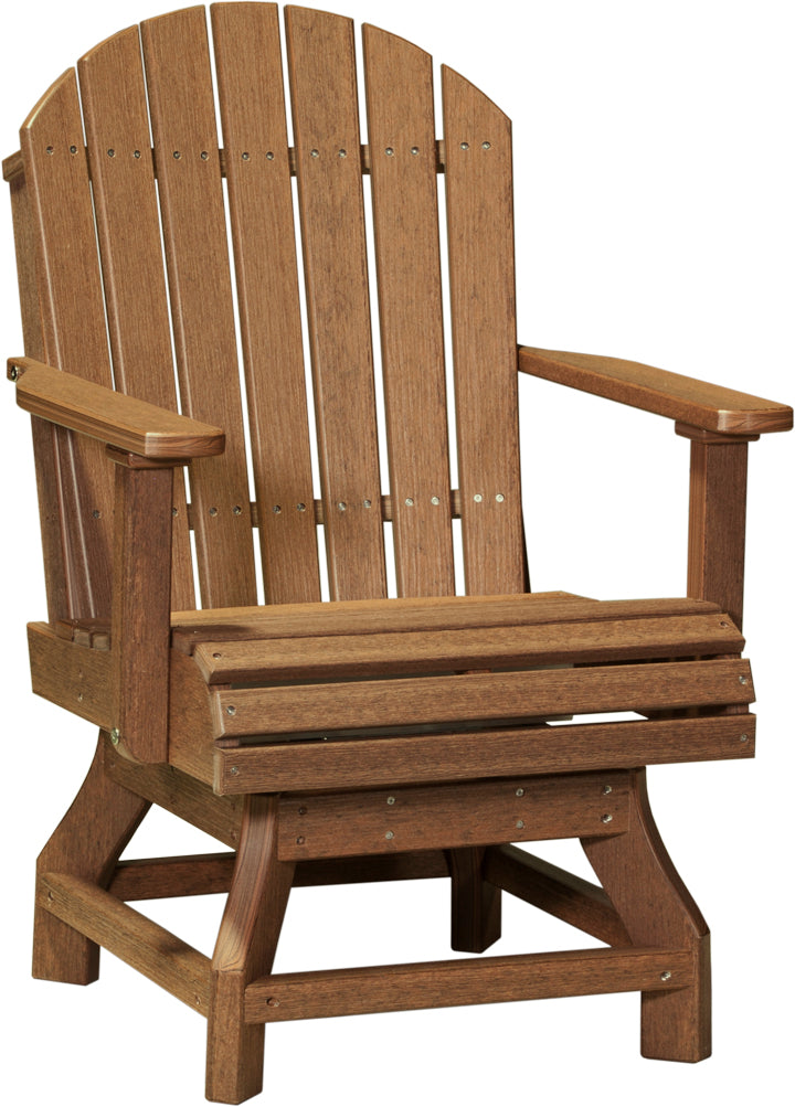 LCPASCDAM-LuxCraft-Adirondack Swivel Chair-Pangaea Patio