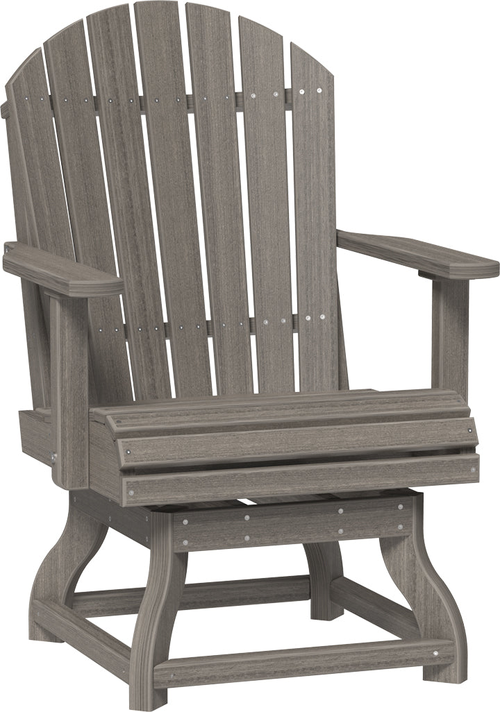 LCPASCDCG-LuxCraft-Adirondack Swivel Chair-Pangaea Patio